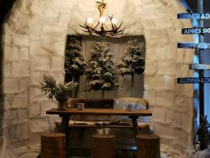 Holzbank mit Lehne 5